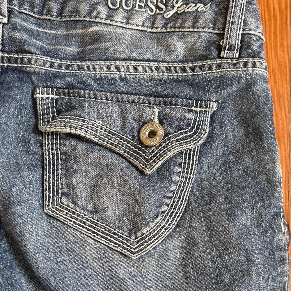 Guess Women's Blue Denim Jean Shorts